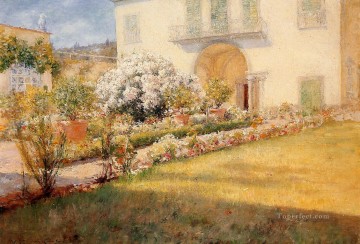 Villa florentina William Merritt Chase Pinturas al óleo